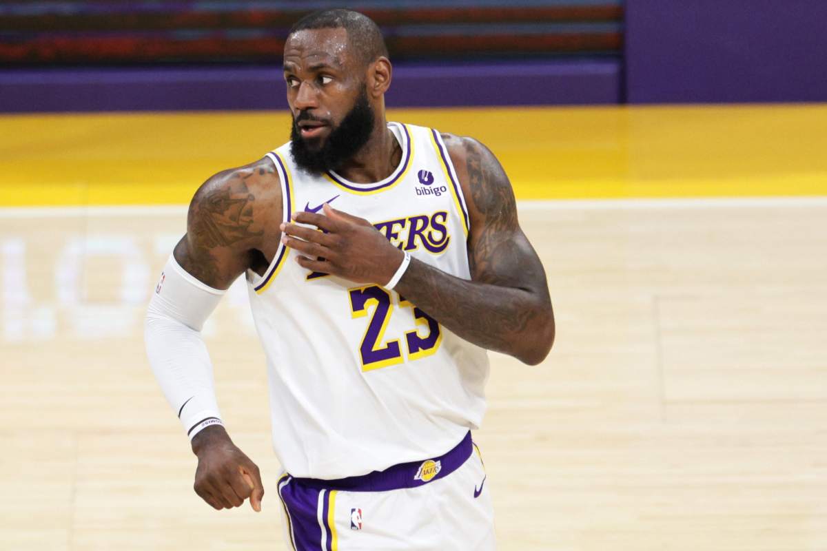 LeBron James gesto inaspettato figlio