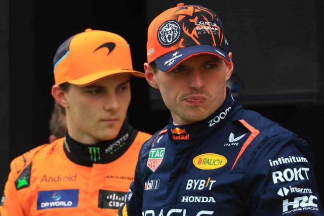 Momento difficile per Max Verstappen