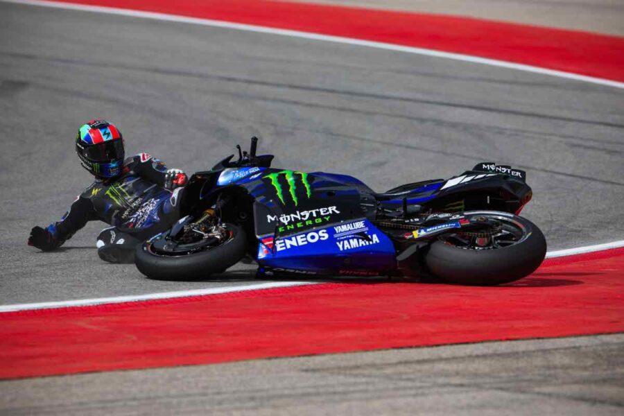 MotoGP caduta infortunio pilota
