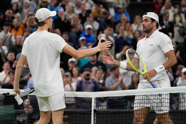 Sinner Berrettini Wimbledon