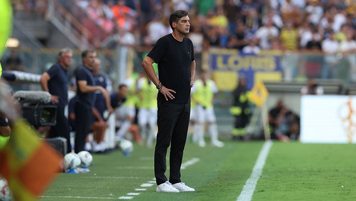 Paulo Fonseca, allenatore del Milan, Lione