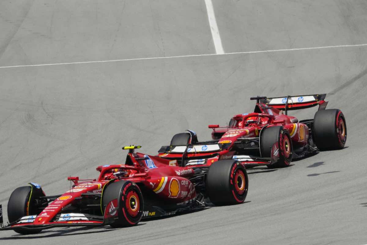 Paragone Sainz Leclerc