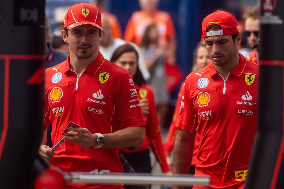 Ferrari bufera Leclerc Sainz