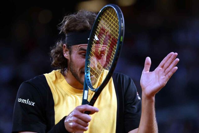 Tennista furioso sconfitta