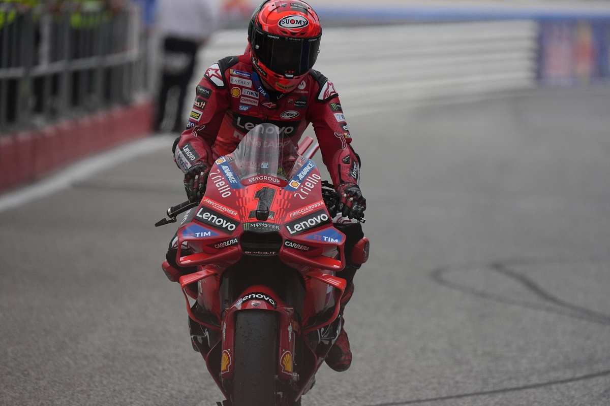 Bagnaia multa alla Jordan