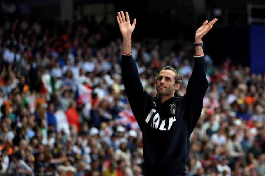 Tamberi pratica un altro sport