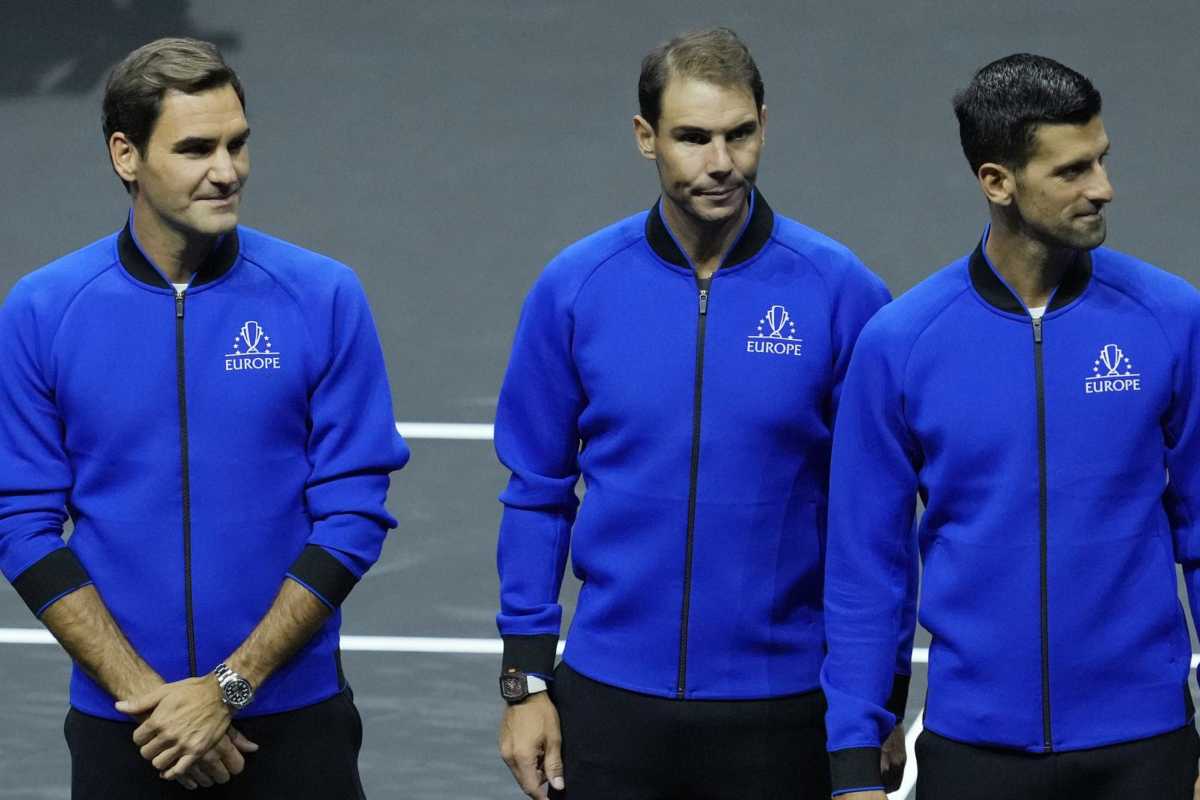 Federer Nadal e Djokovic, i Big Three ancora meglio di Sinner e Alcaraz