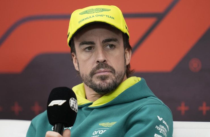 Fernando Alonso in conferenza stampa
