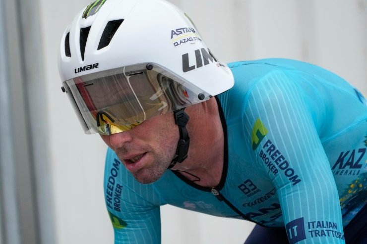 Cavendish durante una gara