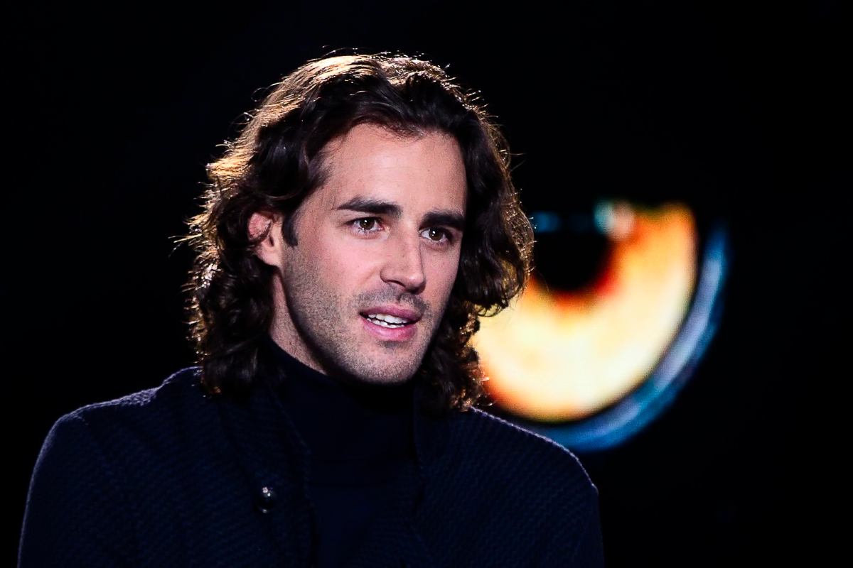 Primo piano di Gianmarco Tamberi a Belve