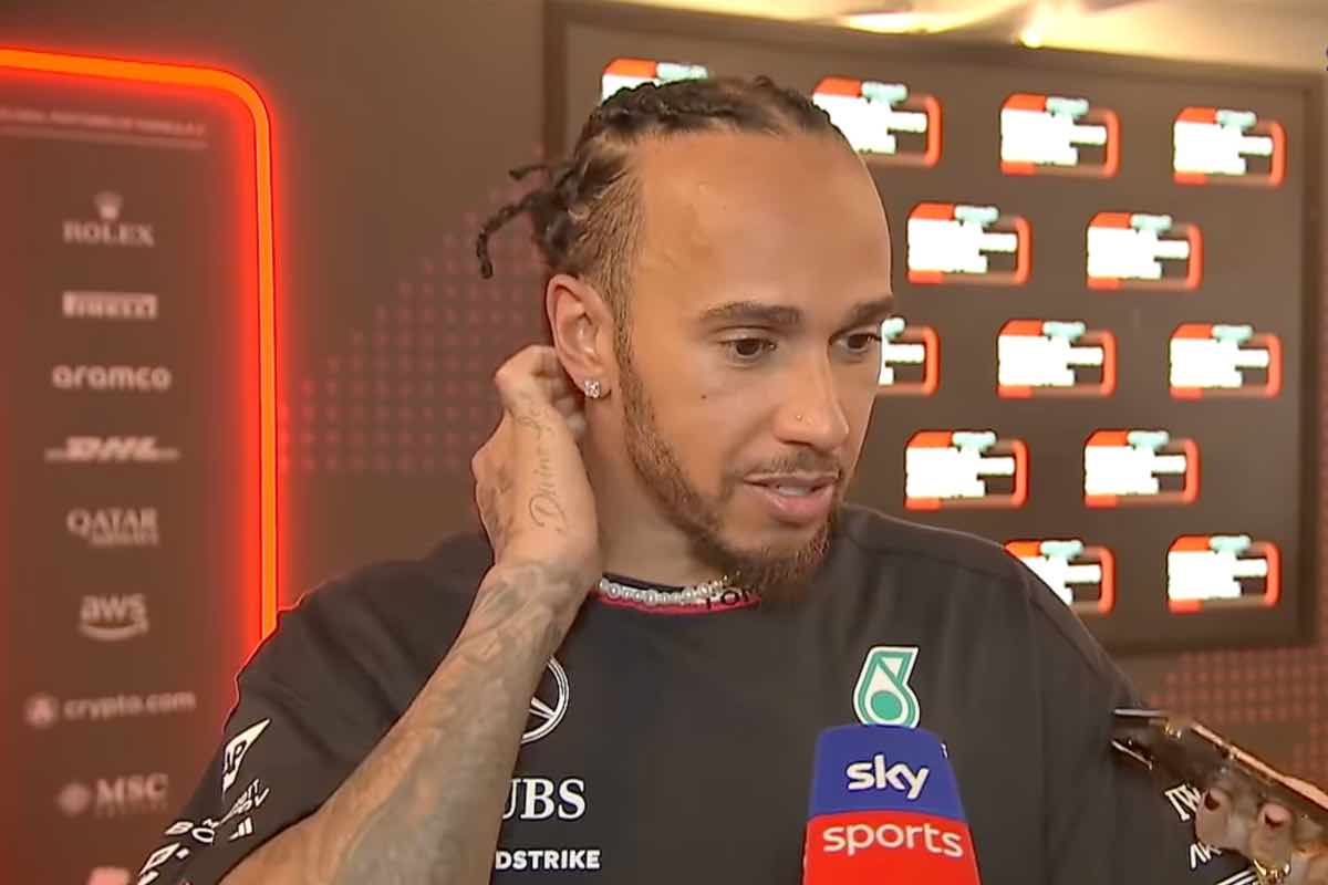 Hamilton intervistato a Sky