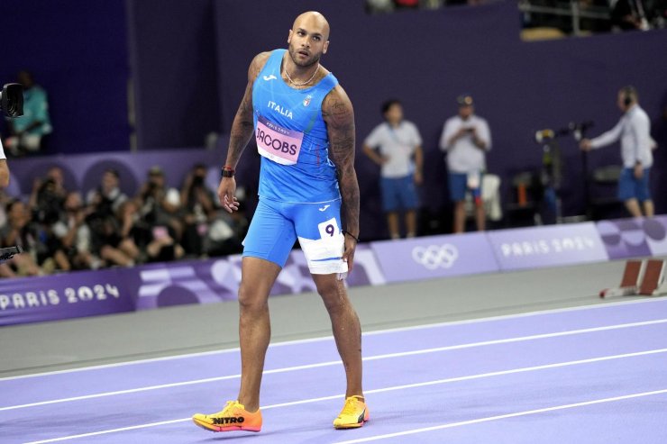 Marcell Jacobs in pista