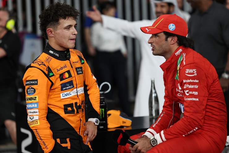 Lando Norris e Carlos Sainz