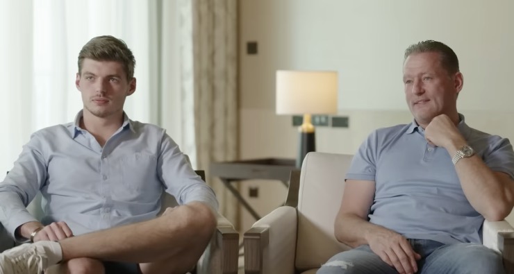 Max e Jos Verstappen intervistati insieme da Coulthard