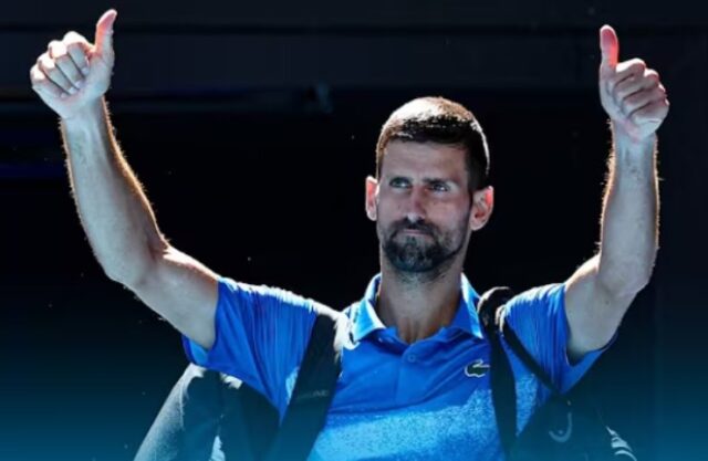Djokovic saluta il pubblico Tennis Atp 1000 Miami