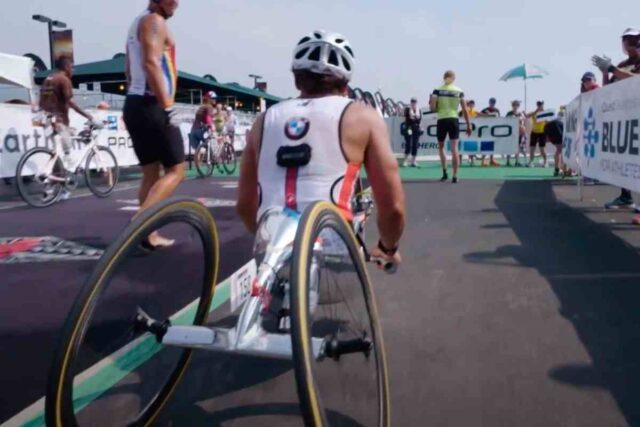 Zanardi sulla sua handbike