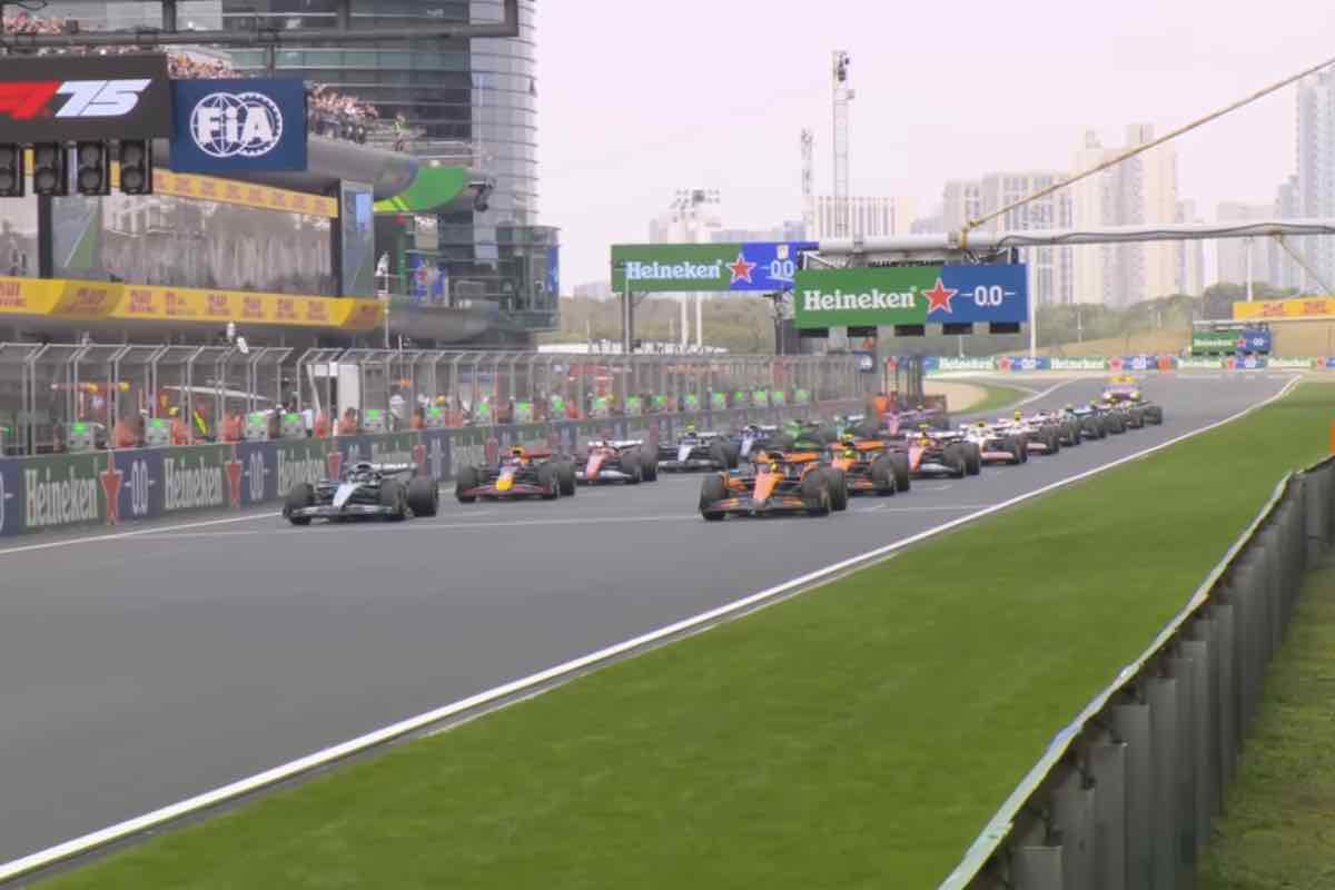 Partenza del GP di Cina