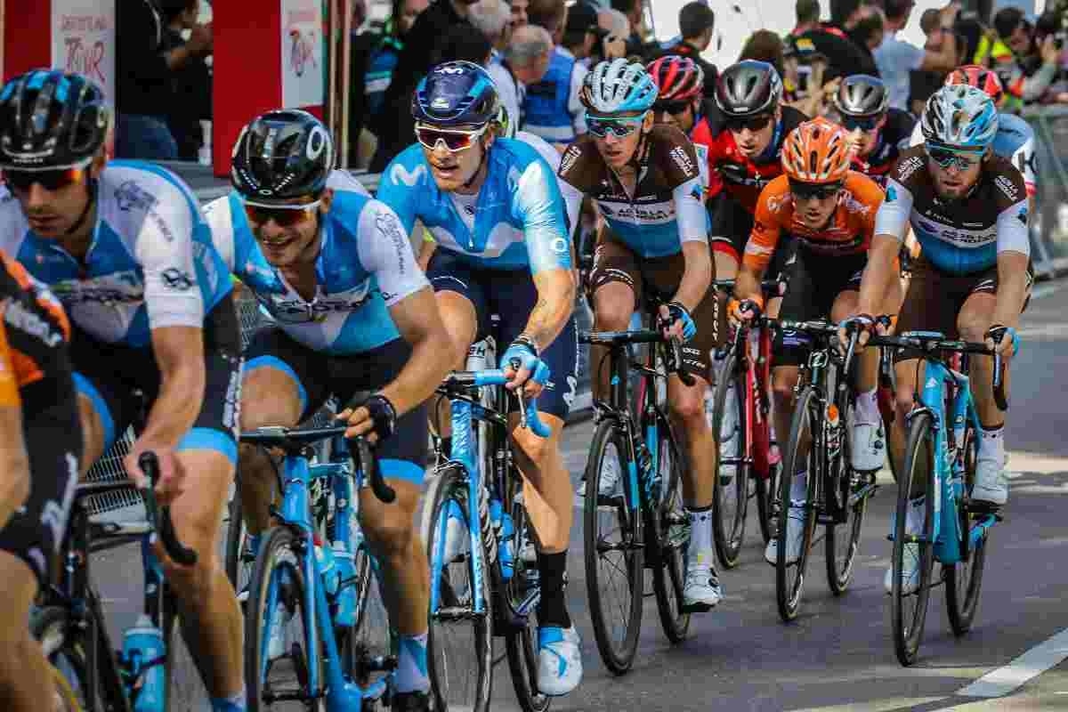 Ciclisti in gara