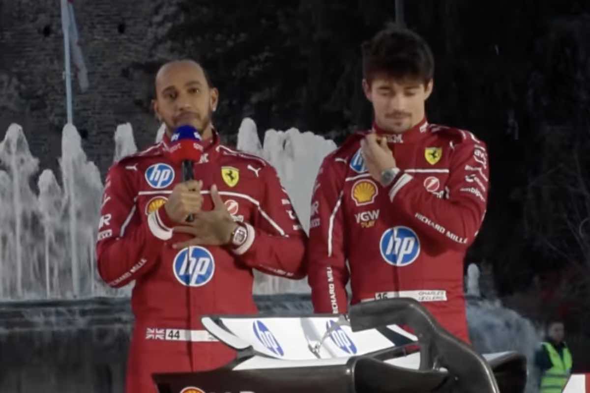 Hamilton e Leclerc sul palco a Milano