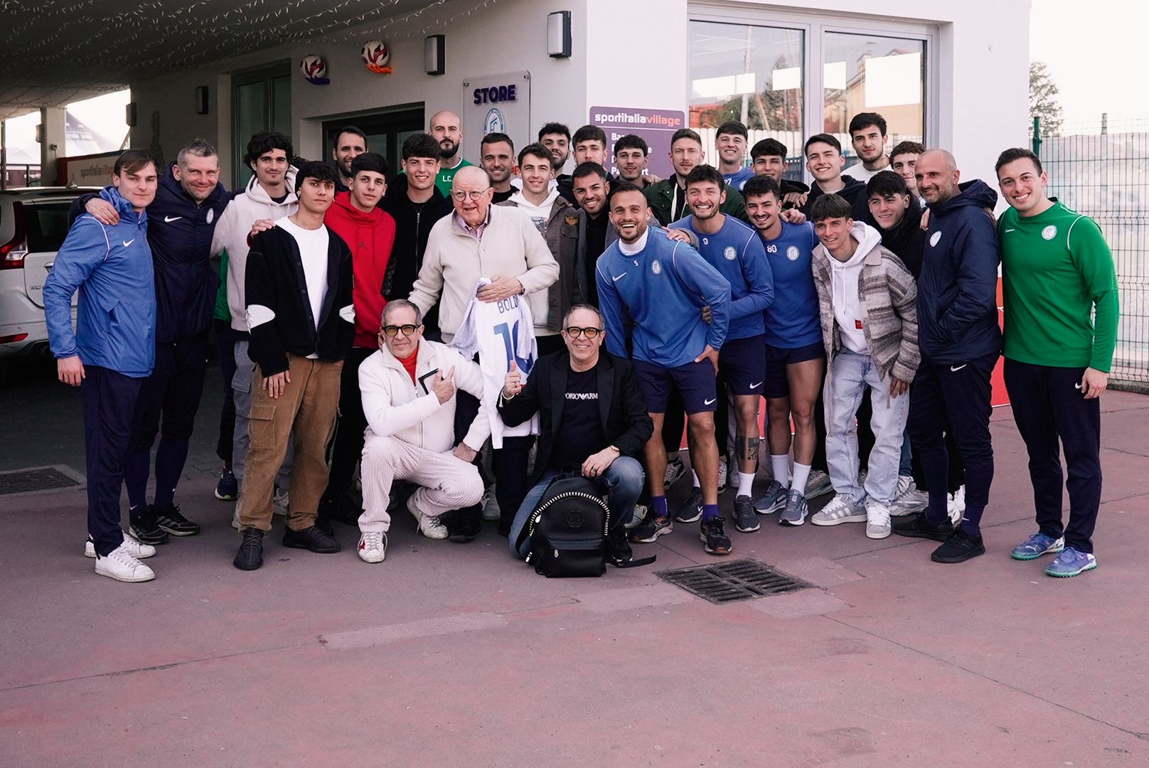 Boldi insieme alla Folgore Caratese