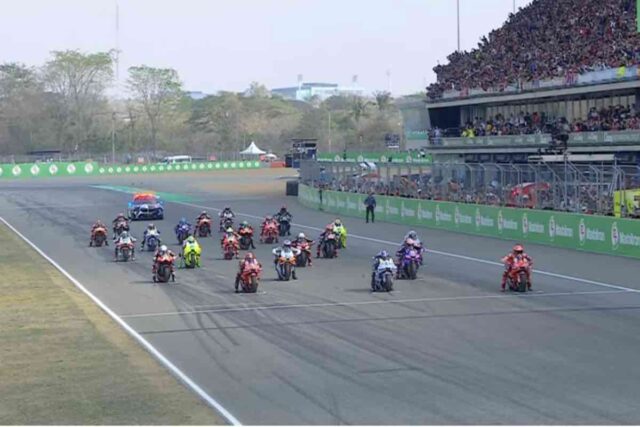 Partenza MotoGP in Thailandia