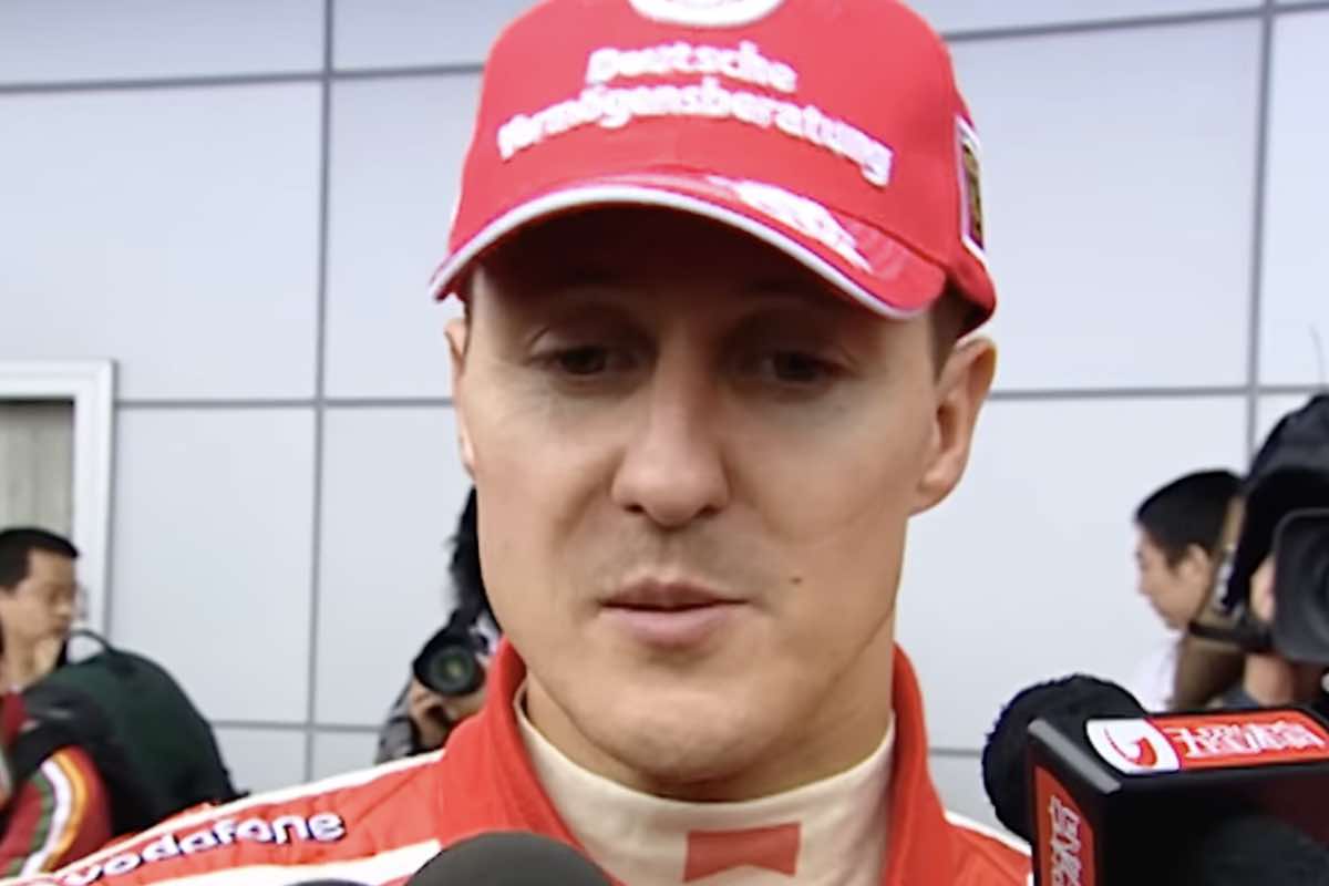 Michael Schumacher dopo la sua ultima vittoria