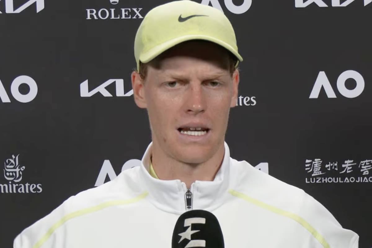 Sinner intervistato agli Australian Open
