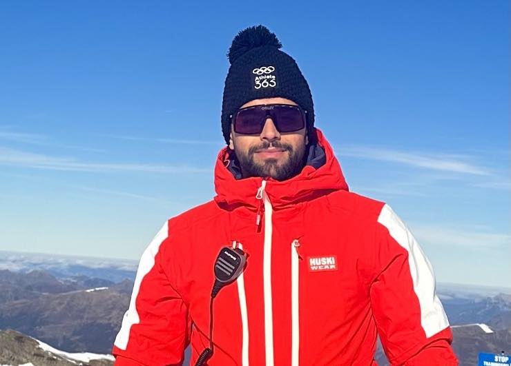 Bekin Usta sulla neve