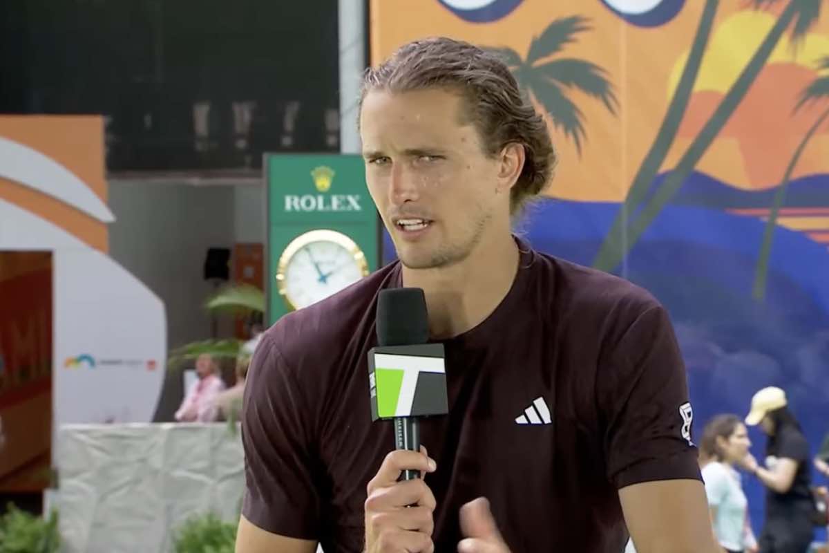 Zverev intervistato a Miami