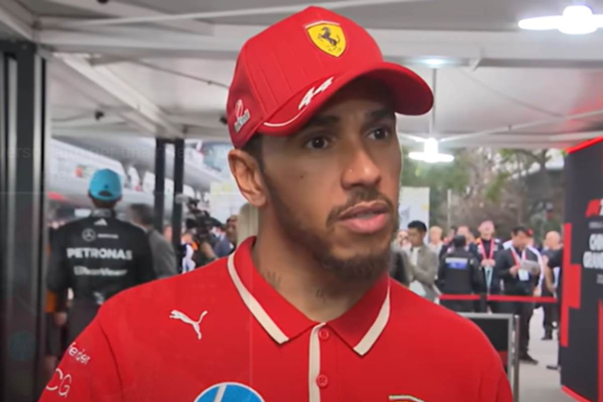 Hamilton intervistato dopo il GP di Cina