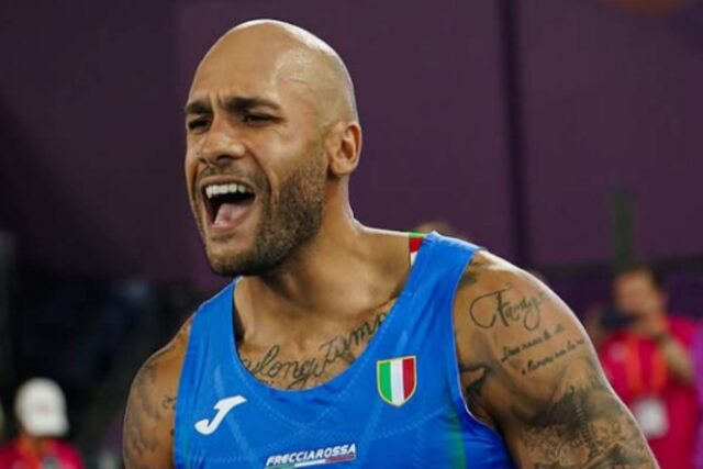 Jacobs dopo la vittoria agli Europei outdoor