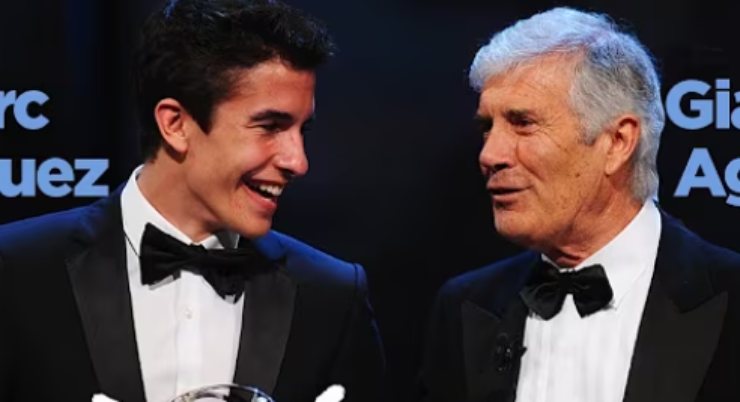 Marc Marquez e Giacomo Agostini