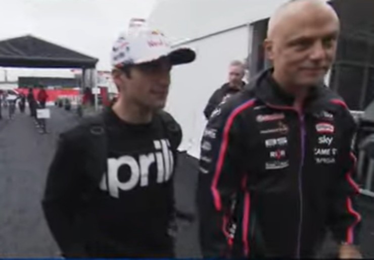 Martin nel paddock di Austin