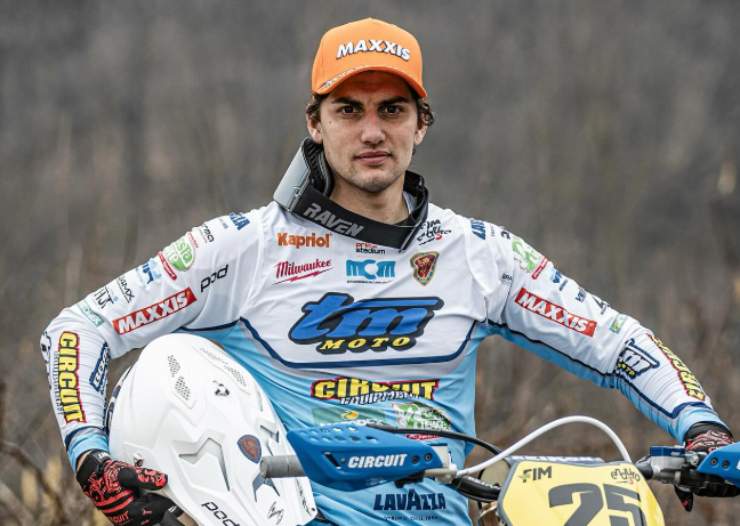 Matteo Cavallo dopo una gara