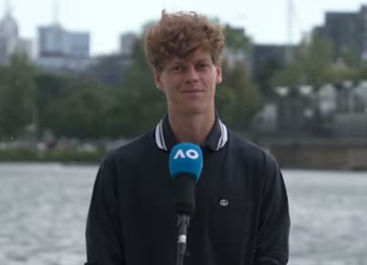 Sinner dopo la vittoria degli Australian Open