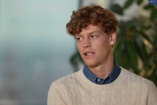 Sinner durante una intervista