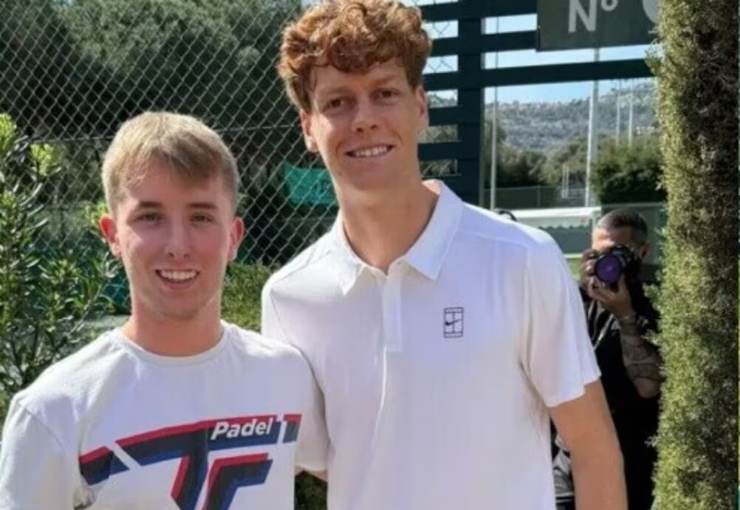 Sinner al Padel Soleil di Beausoleil