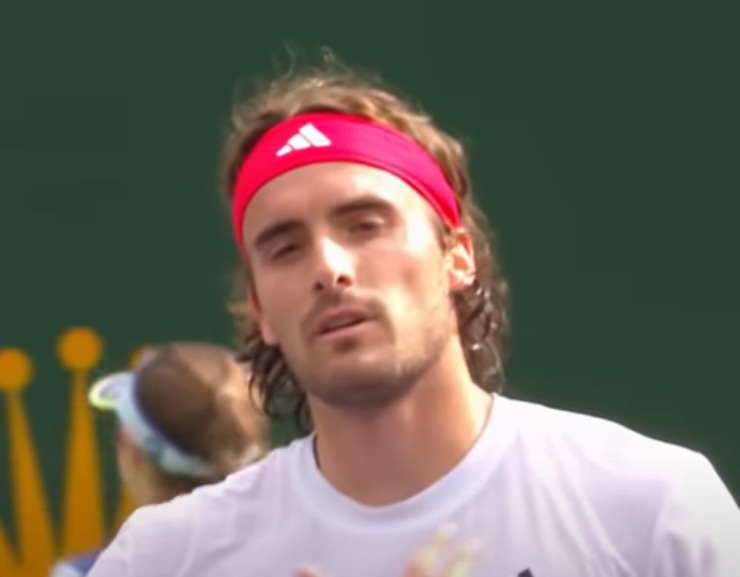 Tsitsipas dopo una partita