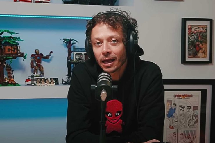 Valentino Rossi in un podcast