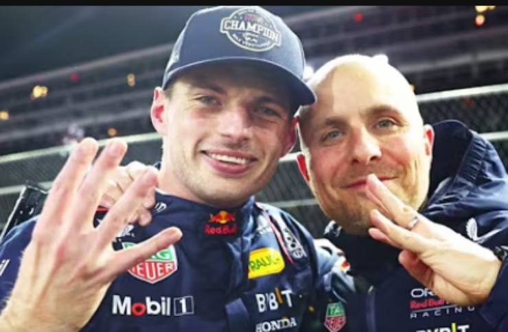 Verstappen dopo aver vinto il quarto mondiale consecutivo