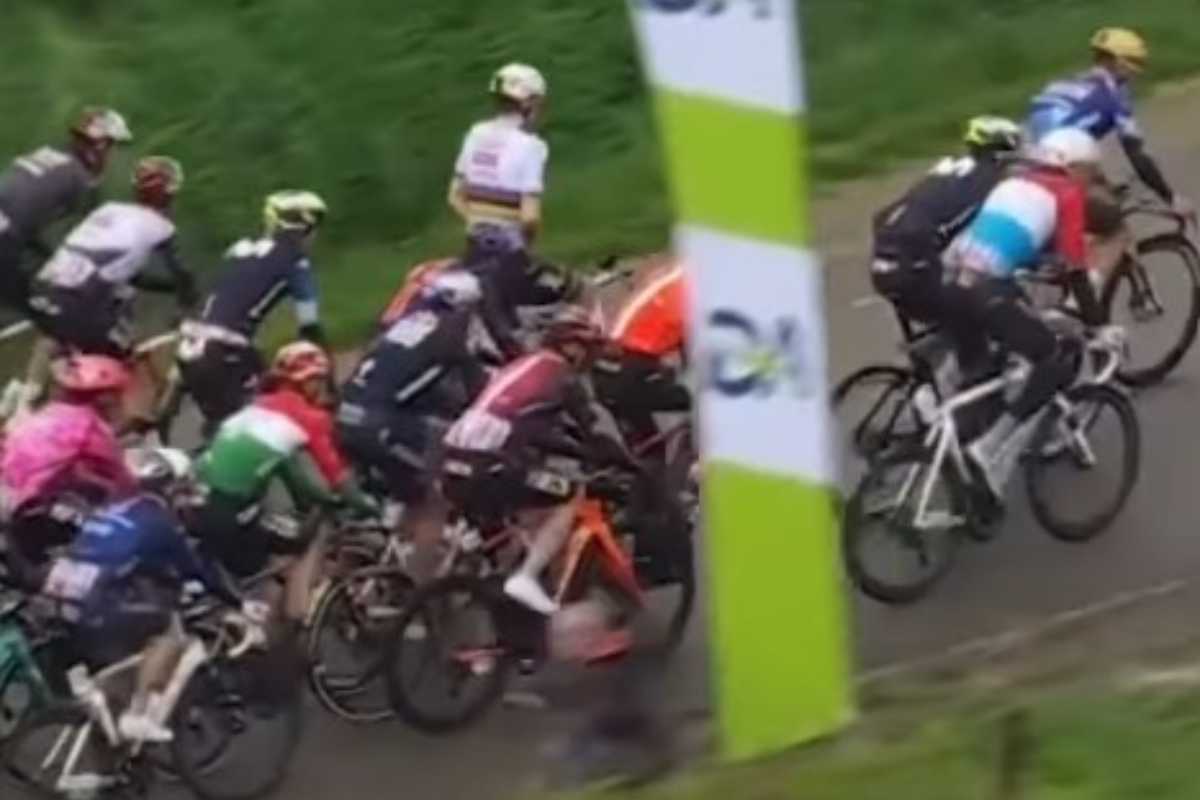 Gara di ciclismo in corso