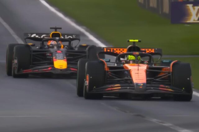 Lando Norris in pista