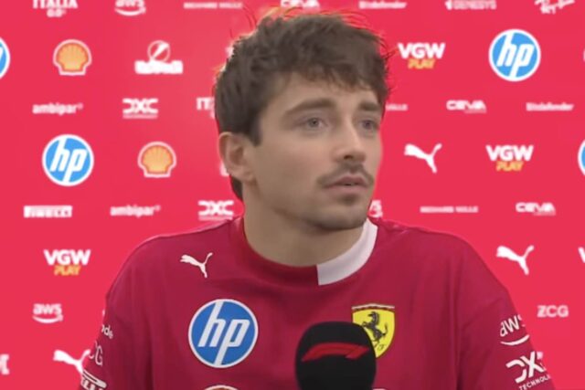 Leclerc a Sky in Bahrein