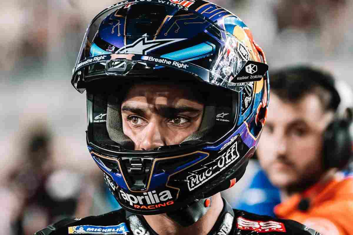 Jorge Martin con indosso il proprio casco