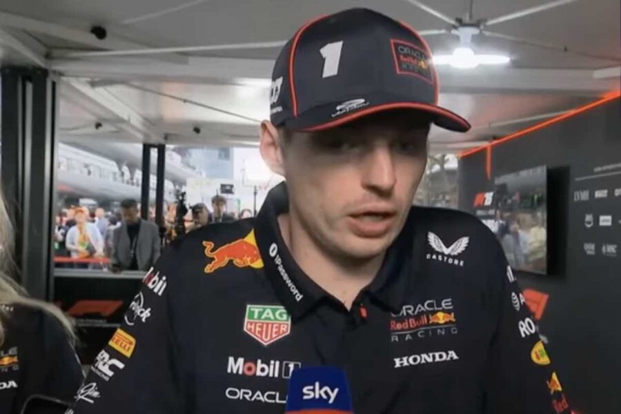 Max Verstappen a Sky