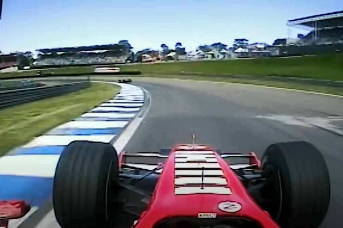 Michael Schumacher in pista