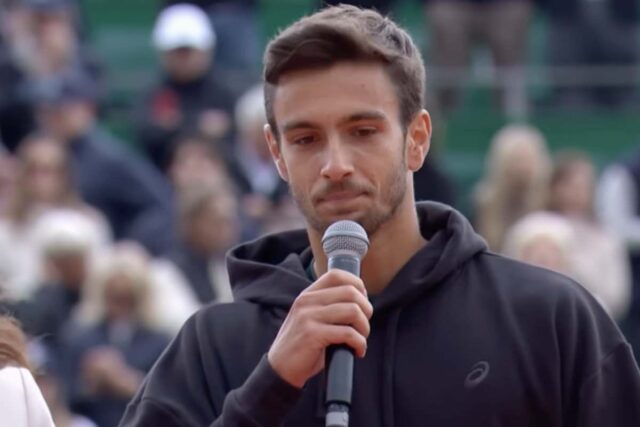 Musetti dopo la finale con Alcaraz