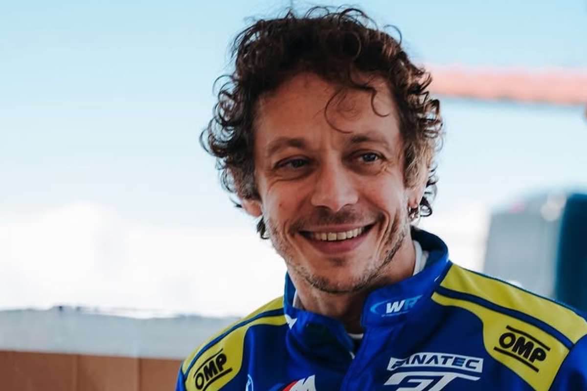 Primo piano di Valentino Rossi 