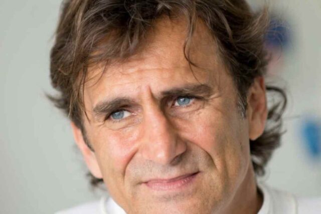 Alex Zanardi in primo piano