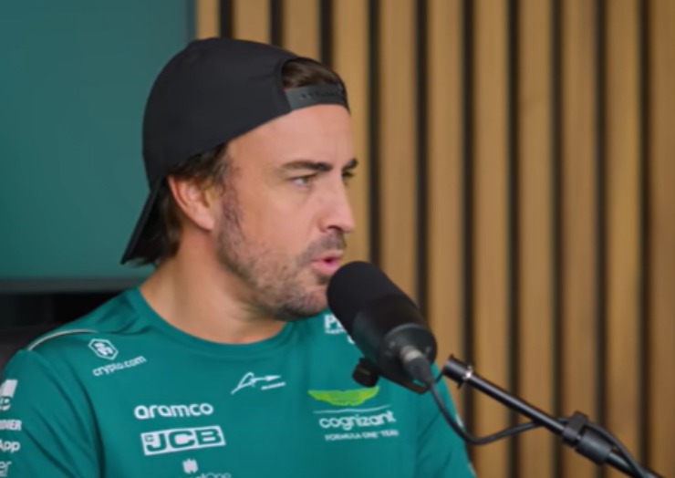 Alonso in un podcast